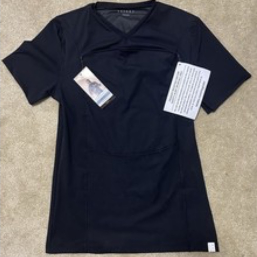 NWT LALABU Kangaroo pouch Dad shirt sz L